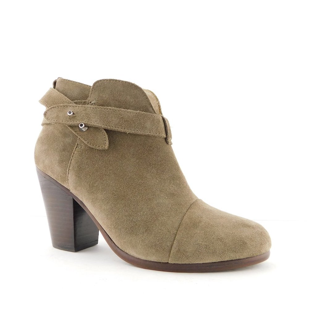 Unworn Rag&Bone Taupe Strap Block Heel Bootie 38.5 - image 1